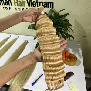 Best Selling Bulk <b>Hair</b> Extensions Raw Virgin Vietnam <b>Hair</b> Best Luxury Cuticle Aligned Virgin <b>Hair</b> - Product Image 3