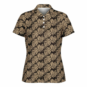 Jersey de Golf de mujer de secado rápido de alta calidad para camiseta de Polo logotipo personalizado impreso sublimado patrón sólido diseño Casual de punto - Product Image 1