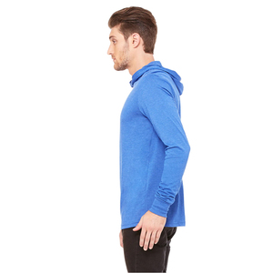 50% โพลีเอสเตอร์/ คอตตอน25%/ผ้าเรยอน25% ผ้าเรยอน | เสื้อยืดมีฮู้ดแบบ Tri-creole มีน้ำหนักเบามีเชือกรูดแบบเกาหลีผ้าแคนวาส์3ส่วน - Product Image 5