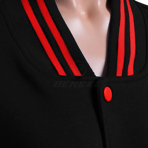 Custom Covered Button <b>Women</b> Letterman <b>Jacket</b> <b>Lightweight</b> Winter Wear Letterman <b>Jacket</b> For <b>Women</b> - Product Image 5