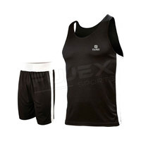 Uniforme de boxe personnalisé avec logo, nouveau style, dernier design, sur mesure, de haute qualité, confortable, durable, en coton/polyester, pour hommes adultes