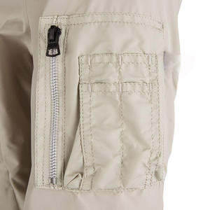 Veste décontractée coupe-vent automne-hiver personnalisée 2025 pour hommes, manteau à manches longues, bombardier d'automne avec décoration brodée, traitement brut - Product Image 4