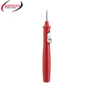 Surtechs เครื่องมือเย็บแบบแมนนวลอันชาญฉลาดตะขอกรามโค้งขวาแบบพื้นฐานการผ่าตัด - Product Image 5