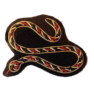 Polo Et Pan Ark High Quality Customizable <b>Magnet</b> Bullion <b>Wire</b> Brooch Pin Hand Embroidery Badges Fashion Jacket Embroidered - Product Image 4