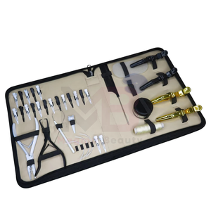 ชุดเครื่องมือต่อผมสแตนเลสเกรด A+ คุณภาพสูง คีมและหวี - ชุดเครื่องมือต่อผมน้ำหนักเบา ใช้ซ้ำได้ - Product Image 3