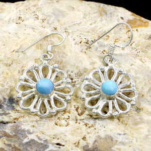 Wholesale Turquoise Gemstone <b>Fashion</b> <b>Chandelier</b> <b>Earrings</b> - Product Image 3