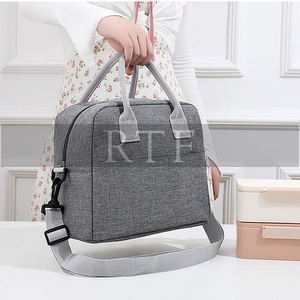 Sacs isothermes de livraison de nourriture au bureau personnalisés et écologiques sac à lunch isotherme de Raw to Fine - Product Image 2