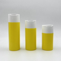 Bouteilles compressibles en HDPE avec bouchons à clapet, impression de logo personnalisée, 120 ml/150 ml/200 ml, pour lotion, gel douche, shampoing, recharge