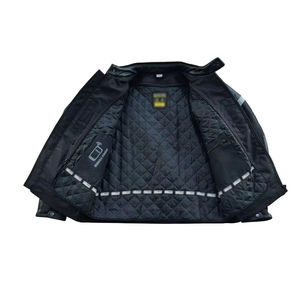 Chaqueta de Motociclista para Hombre, Fabricada en Cuero Genuino, Chaqueta de Motociclista Deportiva de Moda, de Piel de Oveja - Product Image 4
