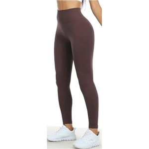 Leggings pour femmes, pantalons de yoga, solides, doux, extensibles, taille haute, coupe ajustée, vêtements de sport confortables, respirants, séchage rapide, entraînement - Product Image 6