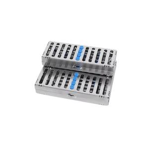 Cassette de stérilisation dentaire pour instruments stériles, plateau en acier inoxydable détachable pour autoclave, boîte de rangement pour 4 pièces - Product Image 5