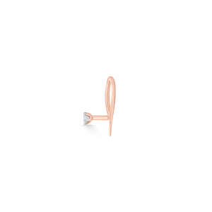 Vintage Zircon <b>Nose</b> <b>Ring</b> <b>Stainless</b> <b>Steel</b> Piercing Jewelry Glowing Stone - Product Image 4