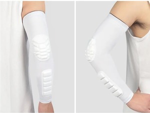 Usine Anti-collision coude mousse Pad orthèse bras Compression manchon Support garde pour basket-ball tir entraînement cyclisme Ski - Product Image 6