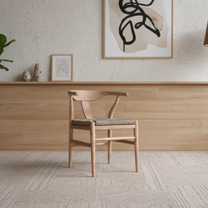 High Quality Contemporary Solid Wood Dining <b>Chair</b> with Woven Sea Grass Natural for Hotel <b>Restaurant</b> Warehouse Use - Product Image 1