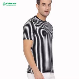 Camiseta de la mejor calidad, Camiseta holgada en blanco para hombre, camiseta de 100% algodón, Camiseta de cuello redondo Regular con logotipo personalizado de 180gsm para hombre - Product Image 5