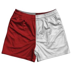 Shorts de rugby personnalisés à deux couleurs, respirants, antibactériens, à séchage rapide, taille élastique, prix raisonnable - Product Image 1