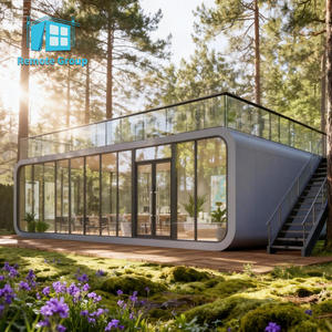 Livraison rapide - Maisonnette en bois de 40 pieds avec système électrique préinstallé pour hébergement d'urgence - Product Image 1