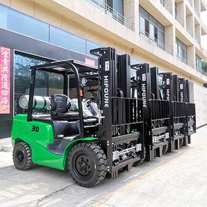 Cho kho động cơ Nhật Bản phụ tùng 2000kg 2500kg LPG xăng xe nâng xe nâng với Side Shifter - Product Image 2