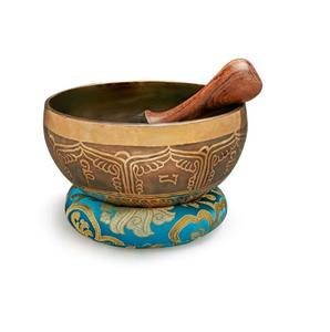 Cuenco de Metal de alta calidad para cantar tibetano, cuenco de cobre hecho a mano para sanación de sonido, para Yoga y meditación - Product Image 1