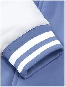 Veste universitaire d'hiver unisexe de haute qualité, coupe ajustée, broderie personnalisée, design baseball, lettres, teinture unie, vêtements d'extérieur pour hommes, col avant - Product Image 3