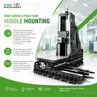 DBM110M Fraiseuse horizontale CNC, broche de 110 mm, déplacement sur axe X de 2500 mm, charge de table robuste de 8 tonnes, DRC Machinery