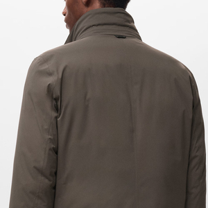 Chaquetas para Hombre con Mangas Largas para Compradores Mayoristas, Servicio OEM, Logotipo Personalizado, Repelente al Agua, con Capucha, Cierre de Cremallera Frontal, Dos Bolsillos Laterales - Product Image 6