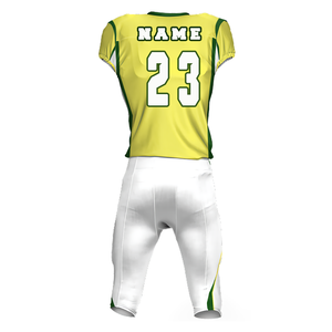 Custom American Football Jersey Sets Breathable Quick Dry 100% Polyester Short Sleeve Uniform Customized Color Logo Fast - Product Image 2