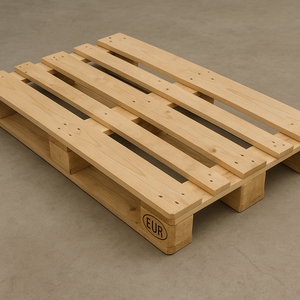 Vente en gros de palettes Euro EPAL neuves et d'occasion, 4 voies, industrielles, en vrac - Product Image 1