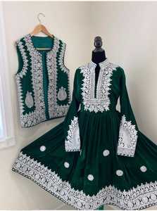 ชุดเดรสพื้นเมืองของผู้หญิงปักลายลูกไม้สไตล์วินเทจ - Product Image 2