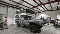 Camping-car compact POP-UP en aluminium léger pour camion 4x4 avec design escamotable, étanche, capacité de charge de 1 tonne, capacité pour 3 personnes