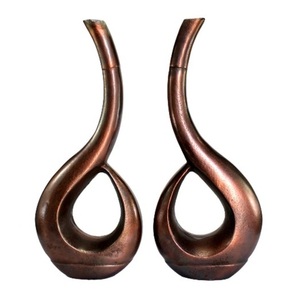Hot Selling Matte Solid Brass <b>Vases</b> Designed Modern Metal <b>Gold</b> Flower <b>Vase</b> for Hotel Rooms and Other Centerpiece Displays - Product Image 4