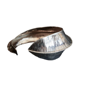 2005 brazalete de cobre pulido Suecia artesanía joyería de moda de verano para mujeres Arco Iris llama naranja brazalete de cobre joyería - Product Image 2