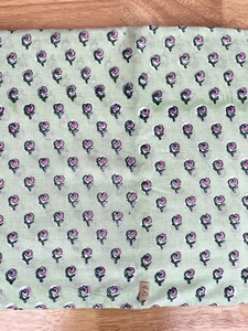 Tissu en coton biologique imprimé par blocs Matériel d'habillement imprimé en coton biologique de fournisseur de confiance Produit à un prix abordable - Product Image 6