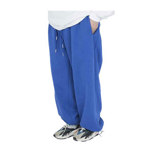 Pantalones de chándal para hombre, pantalones de chándal acampanados de algodón sólido con pretina elástica, pantalones de chándal rectos personalizados de alta calidad para exteriores - Product Image 2