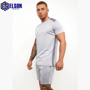 2025 dernier nouveau Style à la mode conception personnalisée de haute qualité grande taille hommes T-shirts et Shorts Gym plaine surdimensionné ensemble de shorts - Product Image 3