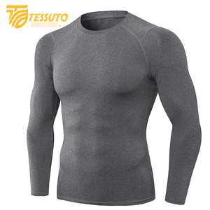 Vêtements de jogging hommes Gym Sports été à manches courtes Compression T-Shirt vêtements de course Yoga Fitness serré haut actif pour hommes - Product Image 4