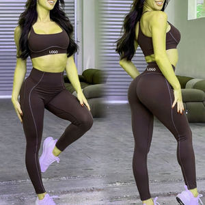 Gym Sportswear 2 Sets Respirant Absorbant l'humidité et Séchage rapide Yoga Sets Fitness Women Fitness Wear Sets - Product Image 5