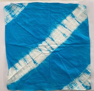 Hand Dyed Ice Dye Cotton Bandana Unisex <b>Neck</b> <b>Scarf</b> 21 X 21 - Product Image 3