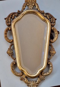 Art Nouveau Gold Gilt <b>Antique</b> Mirror - Product Image 3