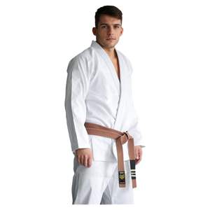 OEM Custom BJJ Gi 450gsm <b>Pearl</b> Weave Jiu Jitsu Kimono Uniform Set with <b>Belt</b> Durable Stitching Martial Arts Suit - Product Image 5