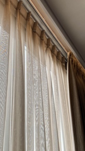 ผ้าม่านโรงแรมซ้ายเปิดสไตล์ Translucidus กระเป๋าขายส่งราคาคุณภาพส่งออกผ้า Voile วัสดุผ้าม่านเชียร์เวียดนาม - Product Image 6