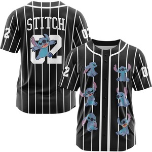 Uniformes de Equipo de Béisbol y Sóftbol Personalizados de Alta Calidad para Hombre, Camisetas de Malla de Poliéster con Cuello en V, Impresión Digital, Ligeras - Product Image 4