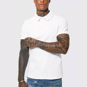 New Latest Style Mens Polo Shirts Short Sleeve Personalized Simple Comfortable Printing Logo <b>Slim</b> Fit Men Polo Shirt - Product Image 6