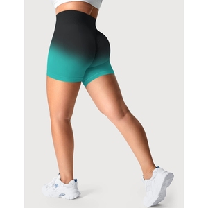 Shorts de Yoga Suaves al Tacto, de Cintura Alta, con Efecto Levanta Glúteos, de Nailon y Elastano, Sensación Cómoda, Ropa de Casa Relajada - Product Image 2