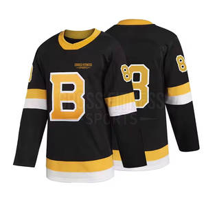 Recién llegado, estilo diferente con Color personalizado, Jersey de hockey sobre hielo, manga larga, Material de poliéster 100% - Product Image 4