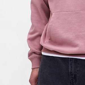 Sudadera con Capucha de Color Sólido para Hombre con Hombros Caídos / Diseño de Alta Calidad con Logotipo Personalizado para Pedidos al por Mayor con Capucha Ajustable - Product Image 3