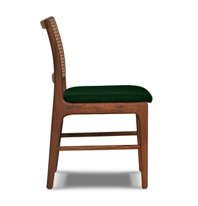 Luxury Modern Wooden Dining Chairs High Quality Durable Teak Oak Wood Rattan Wicker Versatile Home Office Gym Warehouse Park - Product Image 3