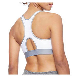 Fabriqué au Pakistan Soutien-gorge de sport pour femmes Vêtements actifs Soutien-gorge de sport Conception personnalisée Soutien-gorge de sport en polyester spandex Logo personnalisé Service OEM - Product Image 3