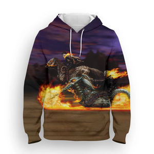 Vente en gros d'usine personnalisé 220GSM Sweats à capuche en tissu polaire 100% coton mélangé polyester DTF imprimer son propre logo Basics pour hommes pour l'hiver - Product Image 4