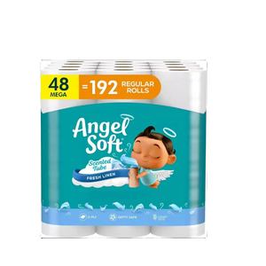 Angel Papier toilette doux, 48 méga rouleaux avec tube parfumé à la lavande - Product Image 1